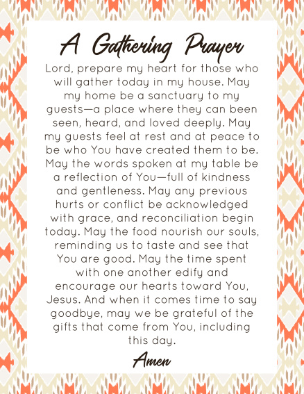 A Gathering Prayer - Salvation & Prosperity