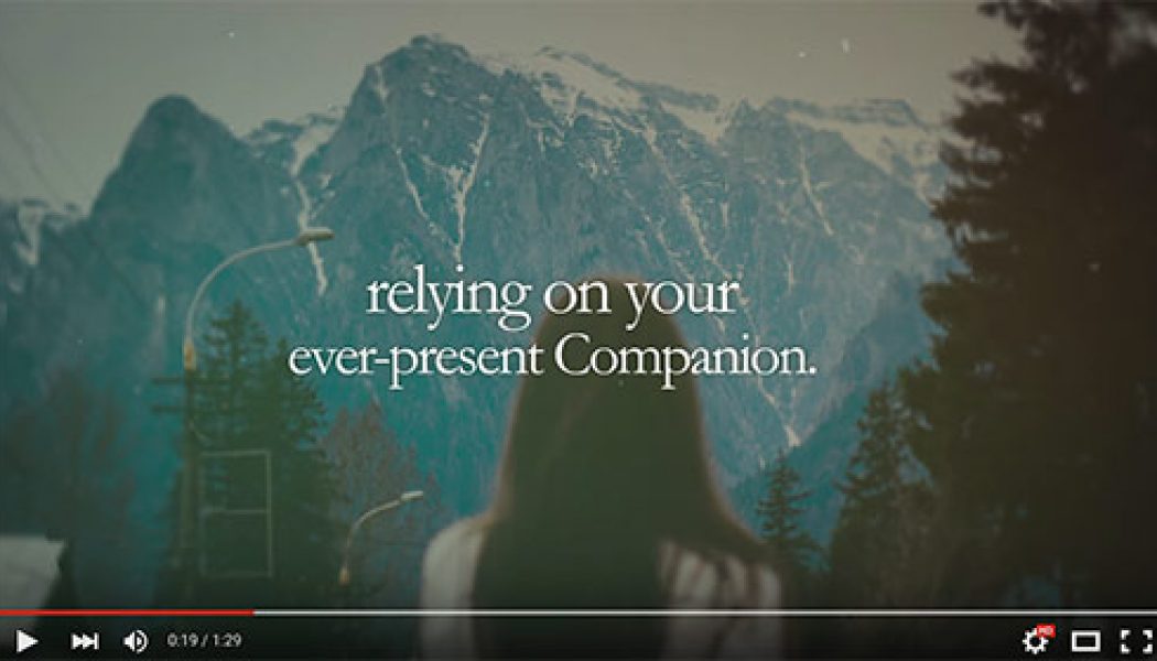God is Our Companion – Jesus Calling Video Devotional by Sarah Young