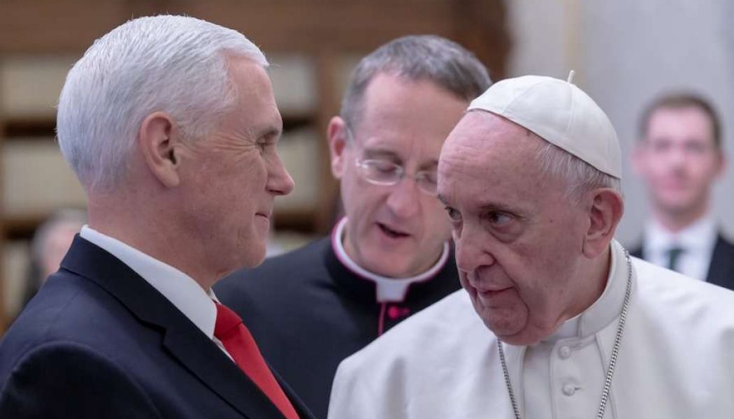 On day of March for Life, VP Pence and Pope Francis discuss US pro-life movement during Vatican meeting…