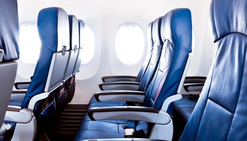 Why are most airplane seats blue?