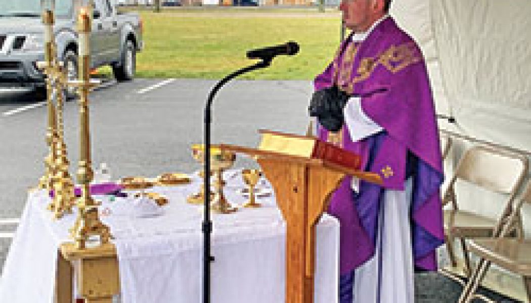 Coronavirus leads Indiana priest to offer Mass in parking lot, using low-power FM transmitter…