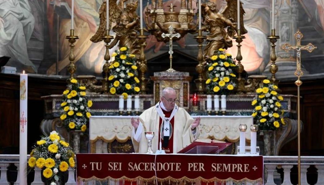 Pope on Divine Mercy Sunday: “The early Church received mercy and lived with mercy. This is not some ideology. It is Christianity…”…