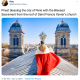 Priest carries Blessed Sacrament on rooftop of his Paris church…