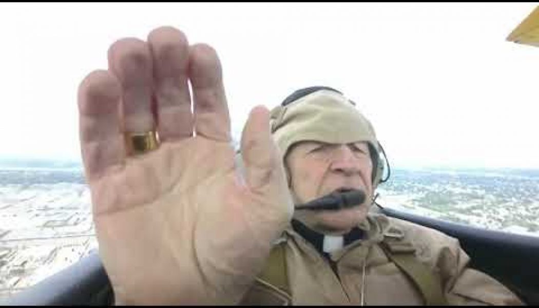 Watch: Archbishop Gregory Aymond blesses city of New Orleans from WWII-era open-air biplane…