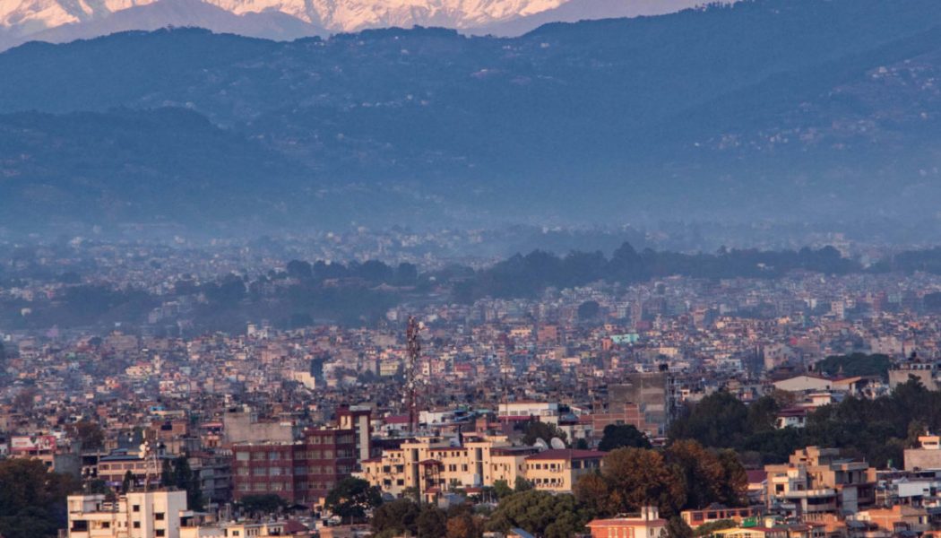 Mount Everest is visible from Kathmandu, Nepal, for the first time in living memory…