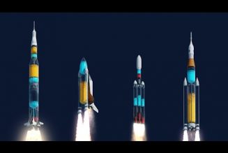 What the Saturn V, Space Shuttle and other rockets would look like if they were transparent…