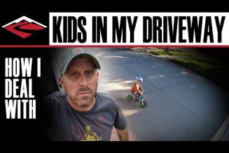 Viral video: How I dealt with kids playing in my driveway…..