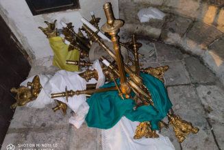 Holy Eucharist and sacred art desecrated, church robbed in horrific attack at Catholic parish in Italy…