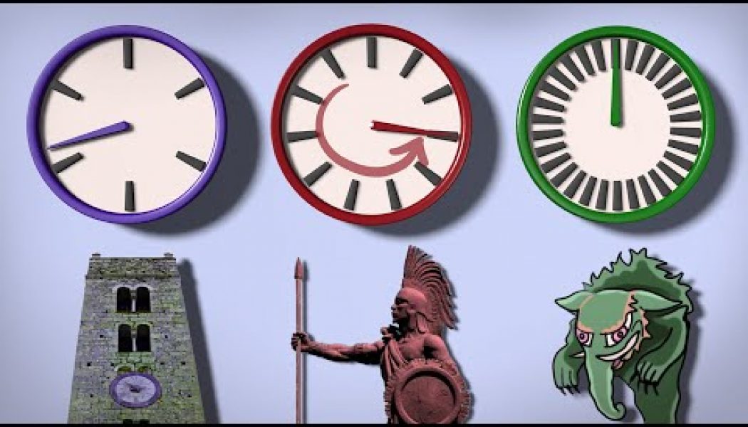 How different languages tell time, and how cultures around the world perceive time differently…
