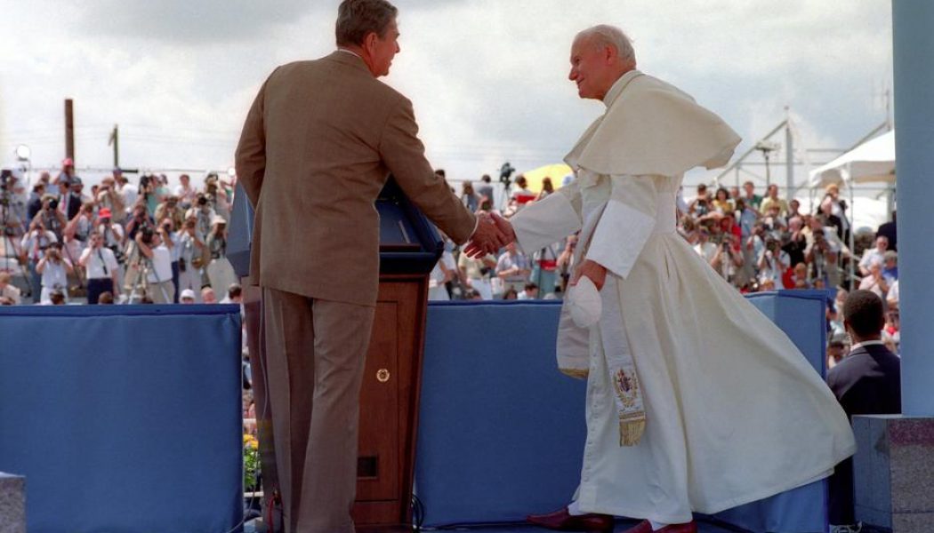 Pope John Paul II and President Ronald Reagan were a match made in Heaven…