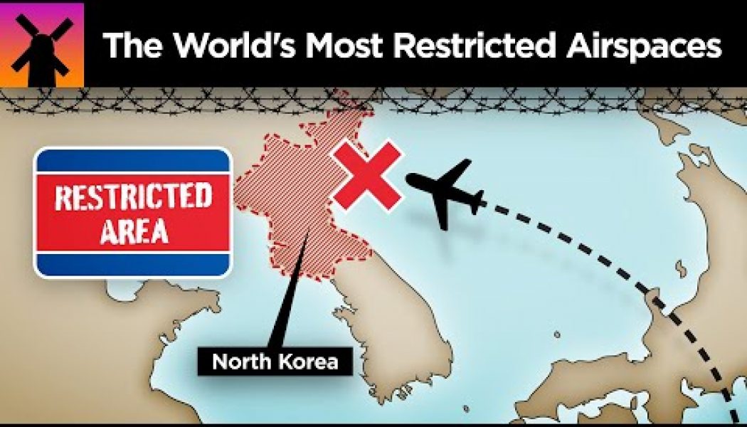 Here are the world’s most restricted airspaces that you’ll never fly over…
