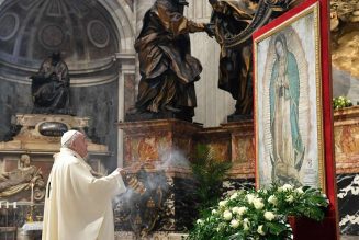 Pope Francis: The image of Our Lady of Guadalupe points us to God’s ‘gift, abundance, and blessing’…