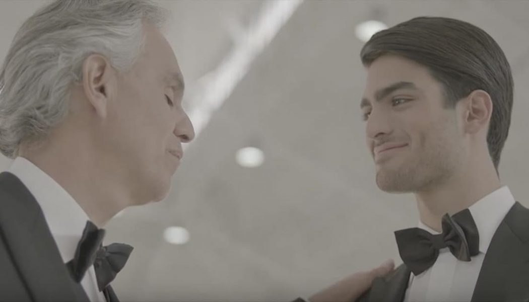 Andrea Bocelli Duets with Son with ‘Fall On Me’