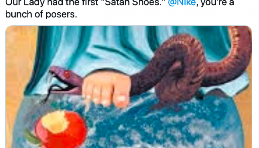 Exorcist, Catholics react to rapper Lil Nas X’s ‘Satan Shoes’ containing human blood…