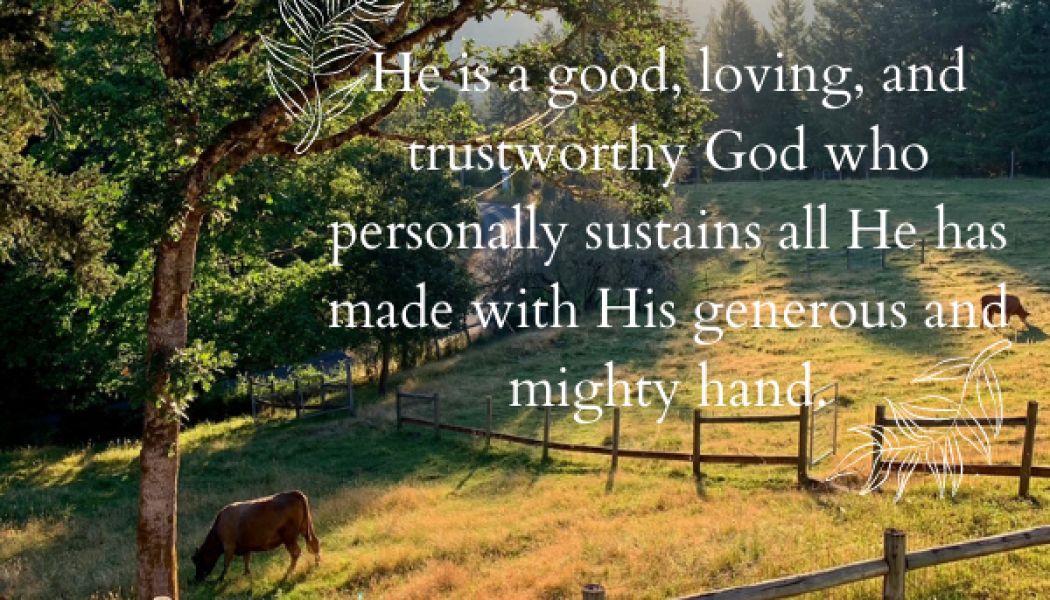 Psalm 104 and the Goodness of God