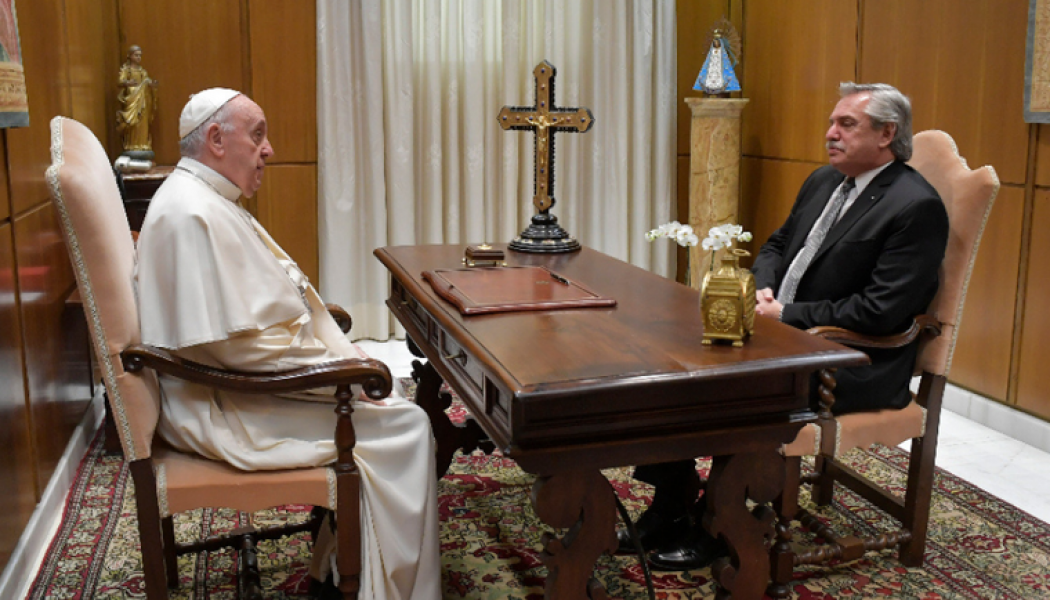 The Pope’s visit Thursday with the pro-abortion president of Argentina was curious (and embarrassing) on many levels…