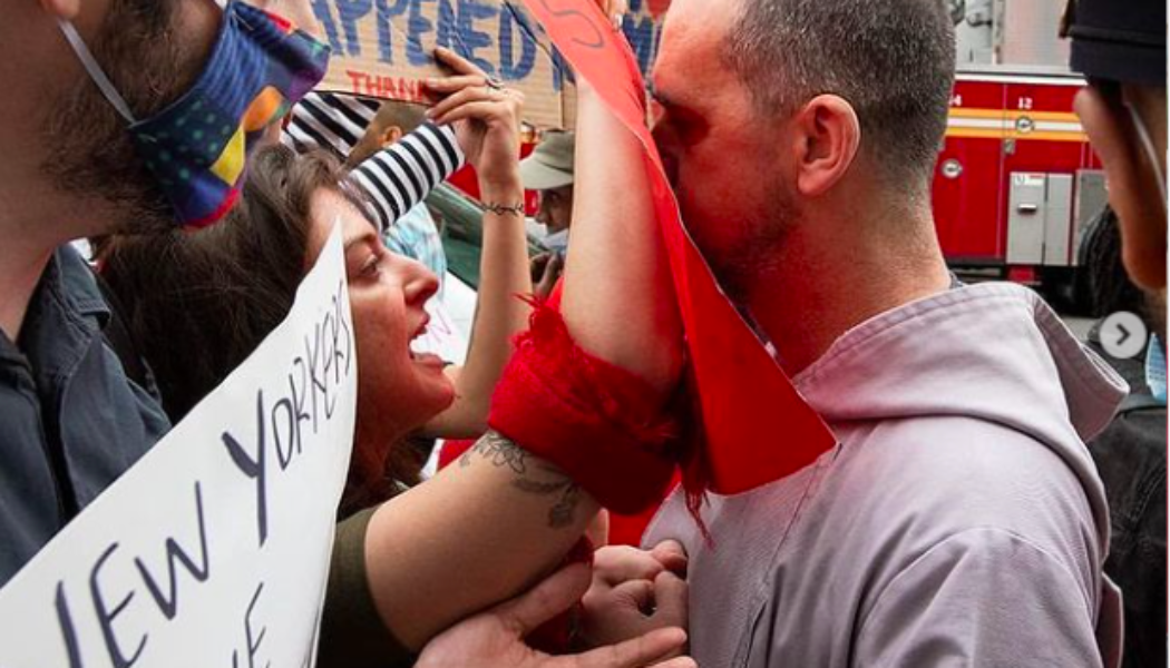 “This Church harasses women!”: Catholic priests face belligerent mob during New York City pro-life march…