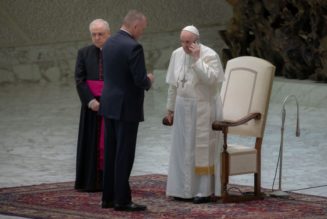 Who was on the phone? Pope’s mysterious phone call during Wednesday audience gets Vatican watchers buzzing…