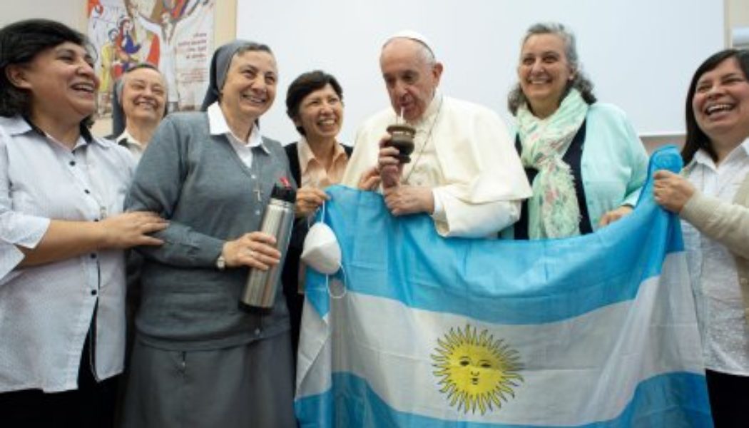 Pope tells religious sisters: Spurn the Devil, and don’t become worldly “spinsters”…