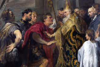 8 things to know and share about St. Ambrose, who had one of the strangest life stories ever…