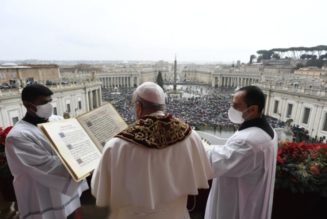 Full Text: Pope Francis’ Christmas Urbi et Orbi Blessing 2021…