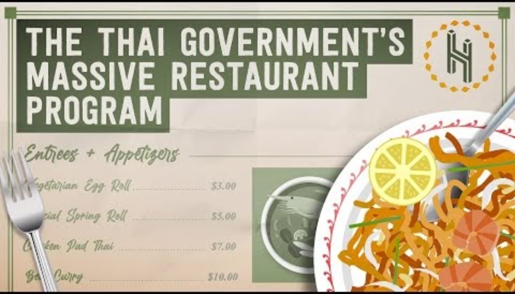 Why are there so many Thai restaurants in America? The answer might surprise you…..