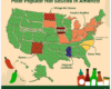 America’s favorite hot sauces, ranked and mapped for all 50 states…