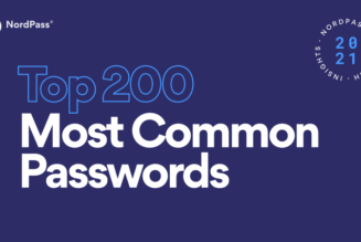 Do you use this password? So does everyone else. Here’s a list of the top 200 most common passwords of 2021…..
