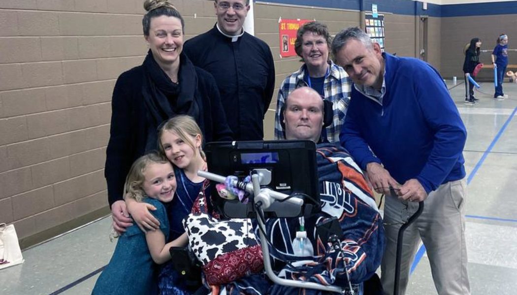 Garth Fritel is a man of heroic courage, nailed to the cross of ALS…