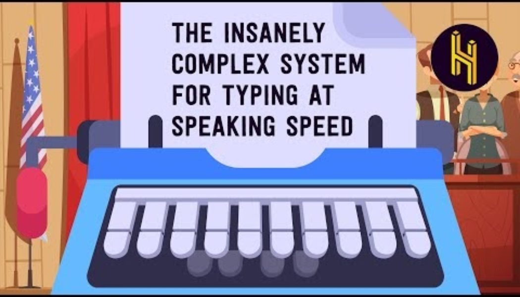 Here’s the secret trick stenographers use to type 300 words per minute…