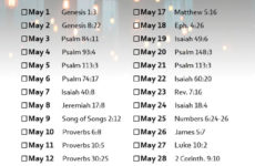 May (2022) Scripture Writing Challenge