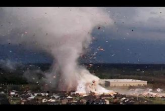 Tornado chaser Reed Timmer captured some amazing drone footage of last week’s tornado in Andover, Kansas…