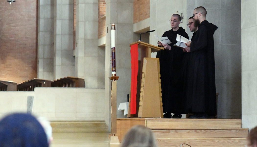 Benedictines ‘fill the hearts of the faithful’ by kindling love for the revived Pentecost Vigil Mass…