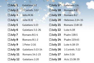 July Scripture Writing Challenge (2022)