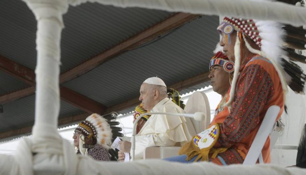 With his apology to indigenous Canadians, Pope Francis seeks to heal the heart of the Church…