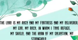 August Printable: My Strong Fortress