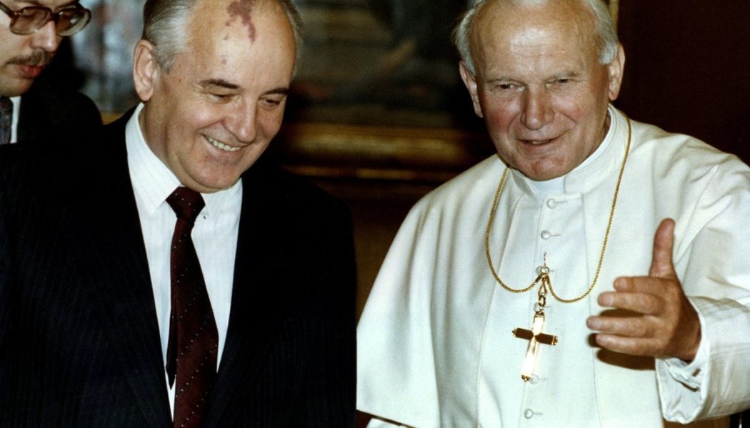 Mikhail Gorbachev and Pope St. John Paul had great appreciation for each other…