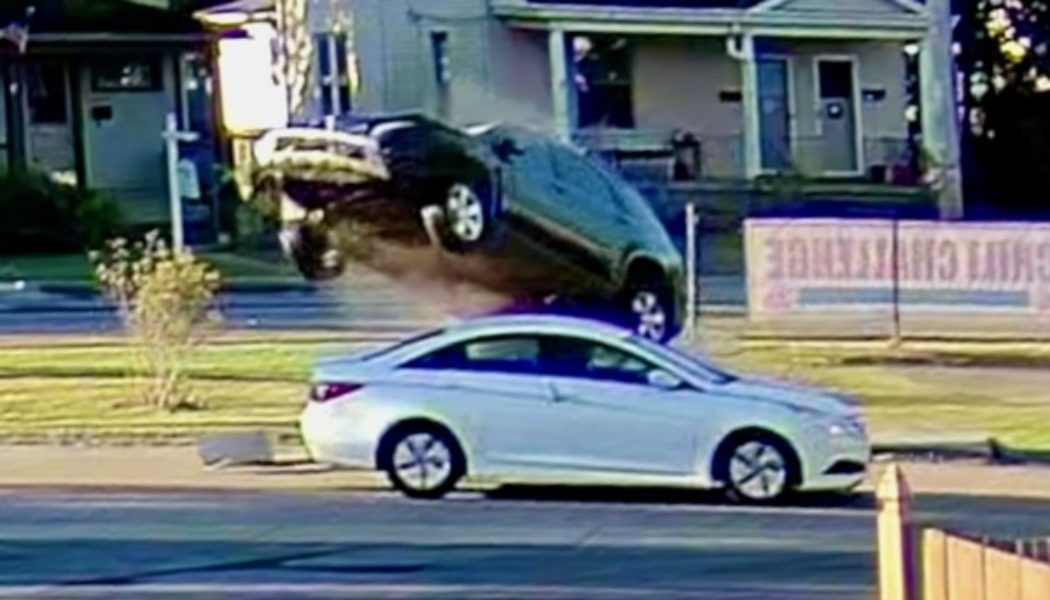 This amazing video, showing an out-of-control car jumping harmlessly over a priest’s car, was filmed on the feast of the Guardian Angels…