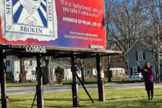 Eucharist Revival through billboards? How the Church is spreading news of Our Lord with the people of Cleveland…..
