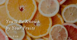 You’ll Be Known By Your Fruits