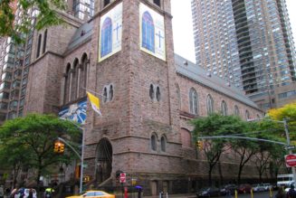 Sign for blasphemous ‘God Is Trans: A Queer Spiritual Journey’ exhibit removed, but the exhibit will remain next to the altar at St. Paul the Apostle in Manhattan…