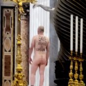 Desecration at the Vatican: Naked man jumps on high altar of St. Peter’s Basilica to protest Ukraine war…