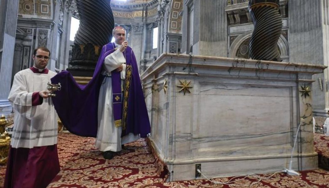 Penitential Rite Held After Naked Man Stands on St. Peter’s Basilica’s Main Altar…