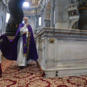 Penitential Rite Held After Naked Man Stands on St. Peter’s Basilica’s Main Altar…