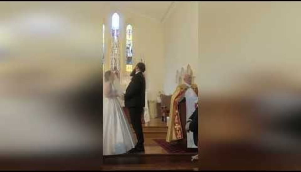 This old Irish priest forgot to say, ‘You may now kiss the bride’ — but he made up for it in a most charming way…