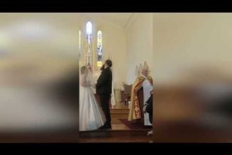 This old Irish priest forgot to say, ‘You may now kiss the bride’ — but he made up for it in a most charming way…