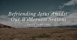 Befriending Jesus Amidst Our Wilderness Seasons