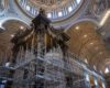 Restoration Work Begins on Bernini’s Famous 400-Year-Old Baldacchino in St. Peter’s Basilica…