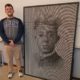 Missouri high-school students makes mosaic of Father Augustus Tolton with 20,400 dice…