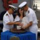 Have you ever heard of this Navy tradition? Babies are baptized in the ship’s bell…..